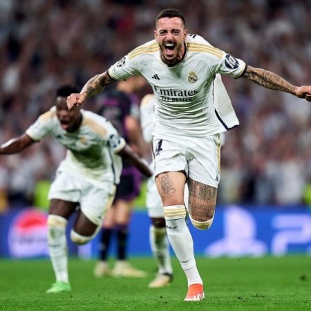 Tiền đạo Joselu trở thành “người hùng” của Real Madrid